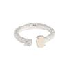 Trendy S925 Geometric Silver Ring For Women With Adjustable Open Design Perfect For Gifts And Events Special