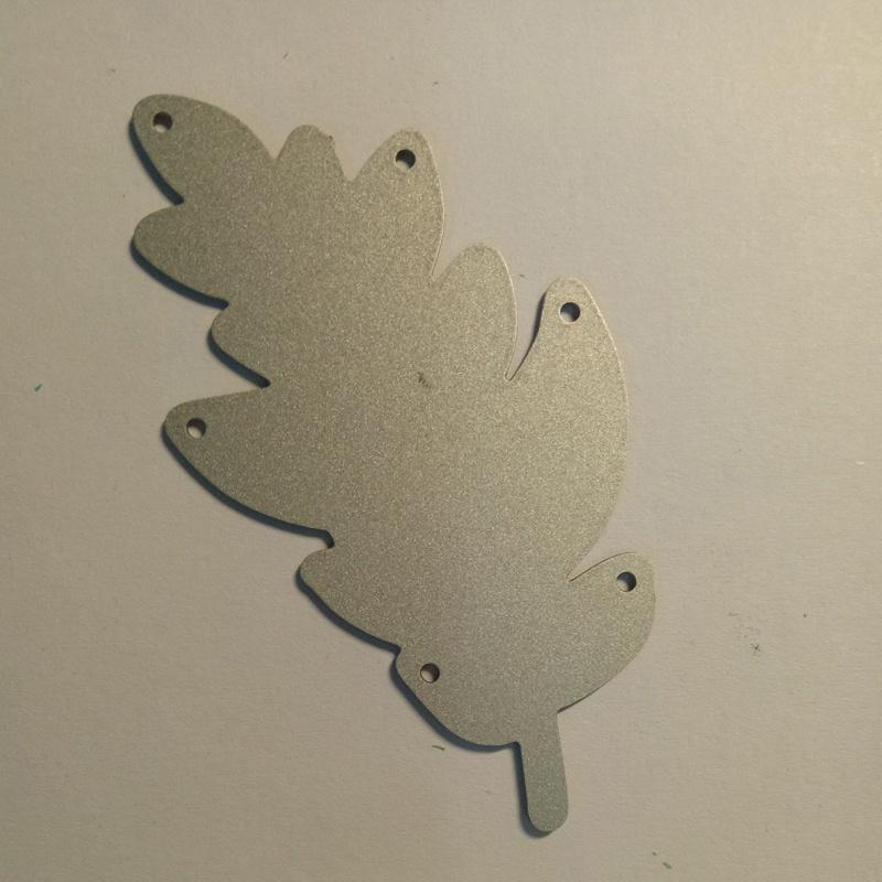 Tree Leaves Clear Stamps Steel Embossing Craft DIY Leaf Decoration  Metal Cutting Dies