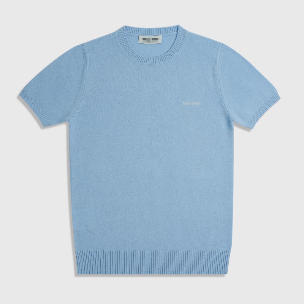 Spot High Autumn Slimming Logo Tee - Simple Round Neck Short Sleeve