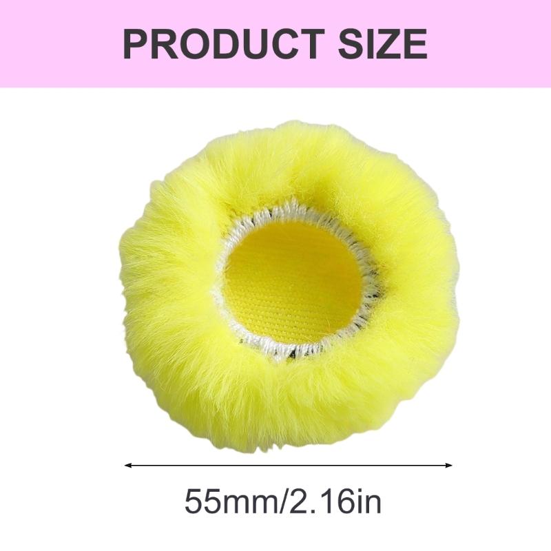 Wireless Lavaliers Mics Windproof Furry Cover Windmuff for Q8 Mics Acoustics Filter For 83%Noise Reductions Washable Design