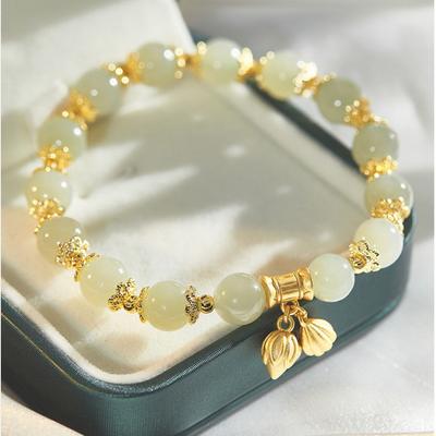 Retro Fashion Natural Beaded Bracelet Girlfriend Gift Bracelet Beads Handmade Jewelry Bracelet Anniversary Birthday Gift HMM