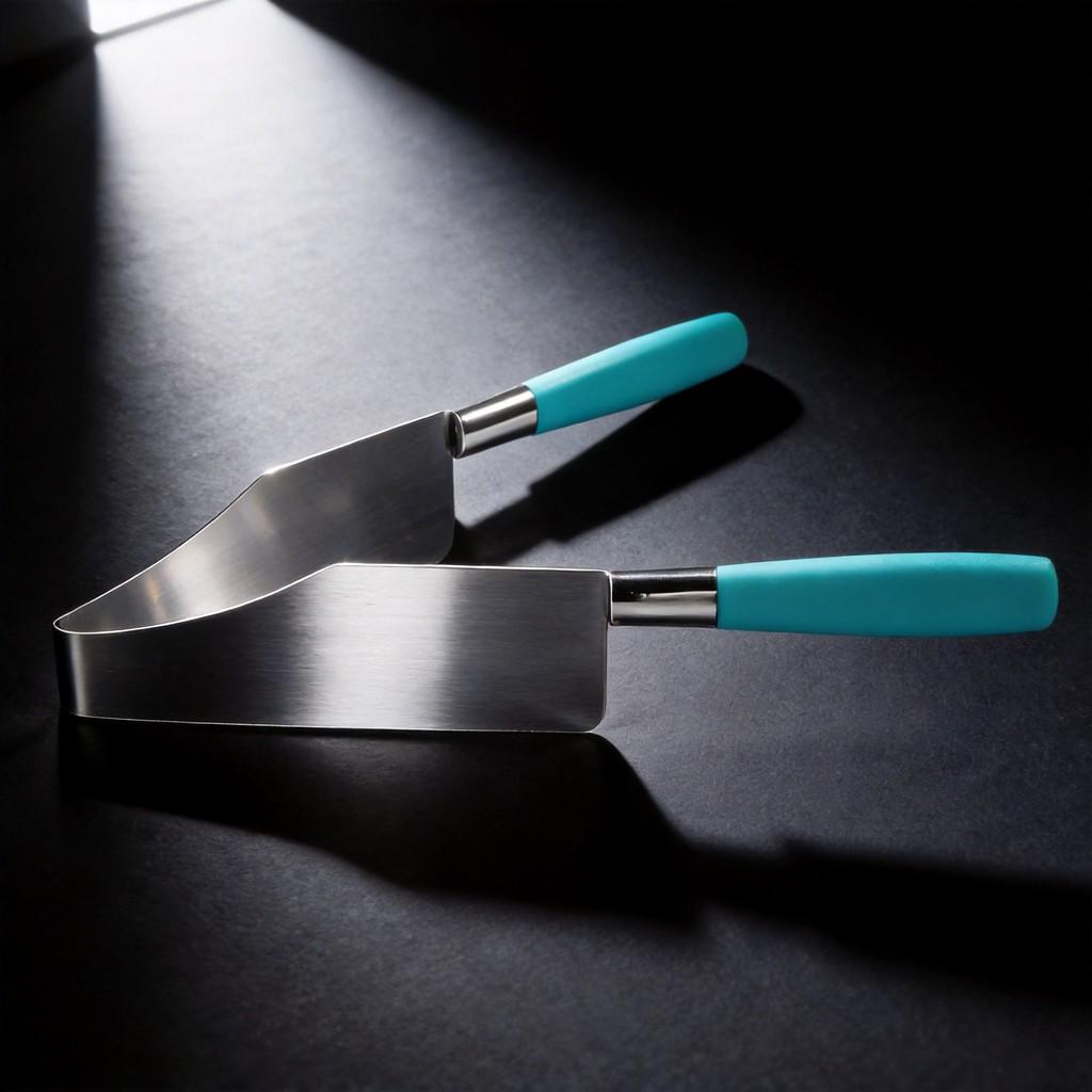 Modern Stainless Steel Triangle Cake Transfer Tool For Bakery And Home Use