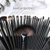 24 Pcs Female Professional Makeup Sets Cosmetics Brushes With Leather Bag Lip Brush Eye Shadow Brush Makeup Tools