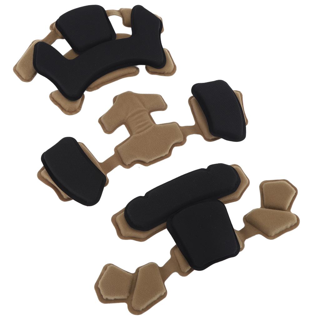Helmet Padding Helmet Liner System Sponge Cushion Foam Pads Replacement Universal Padding Inner Protective Pads Set Kit Brown