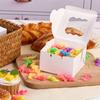 30 unidades Caixas de Padaria Brancas Caixas Mini para Bolo Caixa para Biscoitos com Janela Pequenas Caixas para Guloseimas para Biscoitos Pastelaria Donut Incluído