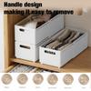 2Pcs Retractable Storage Box with Handles Drawer Organizer Plastic Drawer Storage Box Multifunctional Organizer and Storage Bins