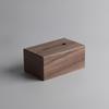 Walnut Wood Tissue Box Long-Lasting for Living Room, Bedside Table