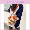 Zootopia Judy Hopps Nick Wilde Cartoon Plüsch Umhängetasche Für Mädchen Mit Verstellbarem Riemen Und Stauraum