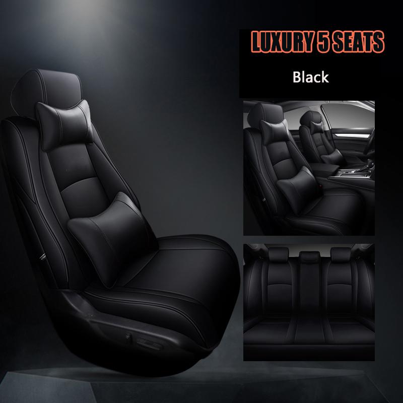 Luxury Car Seat Covers For Honda Accord 2018- 2025 10th generation Leather Automotive Protector Custom Full Sets Styling