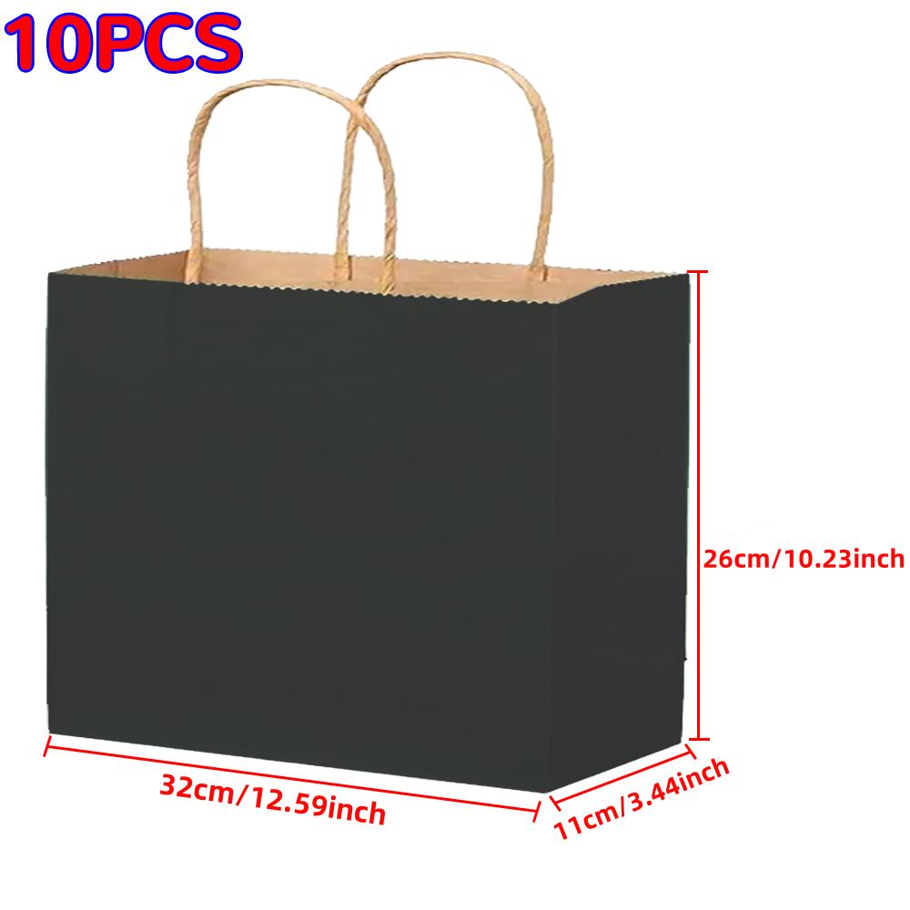 Paper Gift Bags  Shopping Bags  Kraft Paper Gift Candy Bag Colored Hand-held Paper Bags Wedding Party Decoration Gift