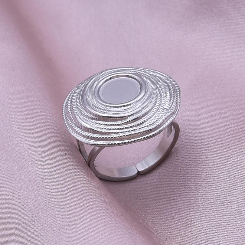 DIY Yourself Drunken Thread Charm Ring Open Adjustable Stainless Steel Rings For Women Men Fashion Jewelry Gold/Silver Color