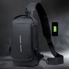 Herren Brusttasche Passwortschloss Diebstahlschutz Fahrradtasche Freizeit Outdoor Laufen Reise Hüfttasche Schulter Messenger Sportrucksack