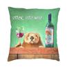 Fashion Otter Into Wine Cushion Covers 50x50cm Polyester Pillow Case for Sofa Car Square Pillowcase Home Decorative Dakimakura