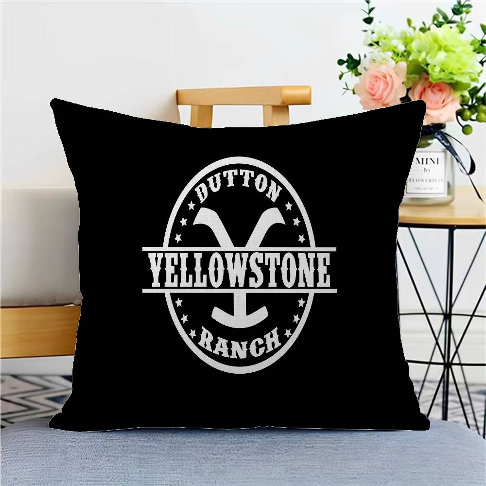 Y-Yellowstone Pillow Gift Home Office Decoration Pillow Bedroom Sofa Car Cushion CoverPillow Case