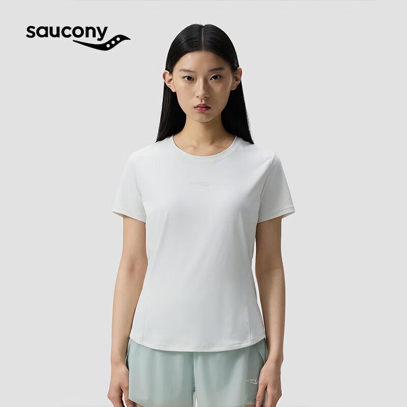 Saucony Women s Slim Fit Quick Dry Short Sleeve Knit Shirt M