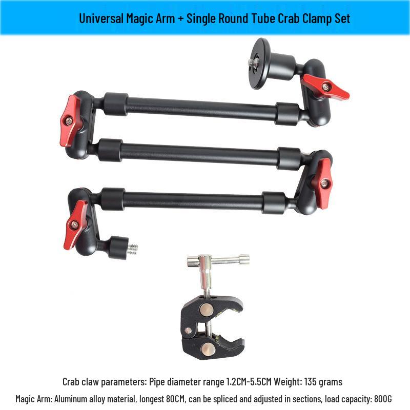 Universal Multi-functional Mobile Streaming Arm with Mic Holder and Fill Light Bracket