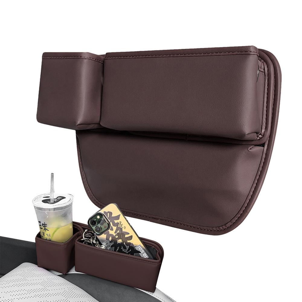 Автомобильный ящик для хранения вещей, переднее сиденье, регулируемый, прочный, компактный, для хранения в автомобиле, для карт, телефонов, кошельков, ключей