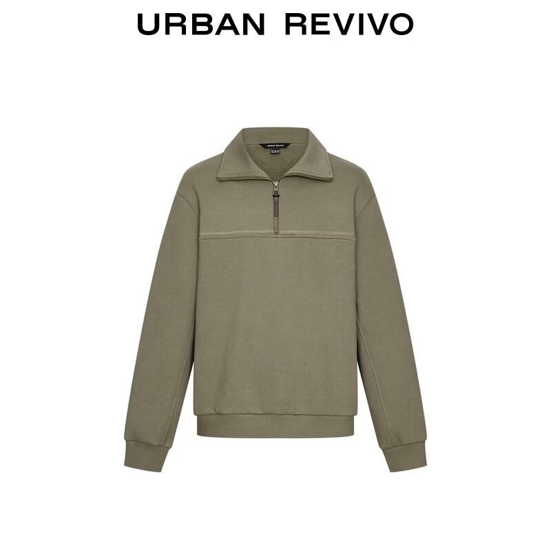 UR2025 Men's Winter Half-Placket Sweatshirt