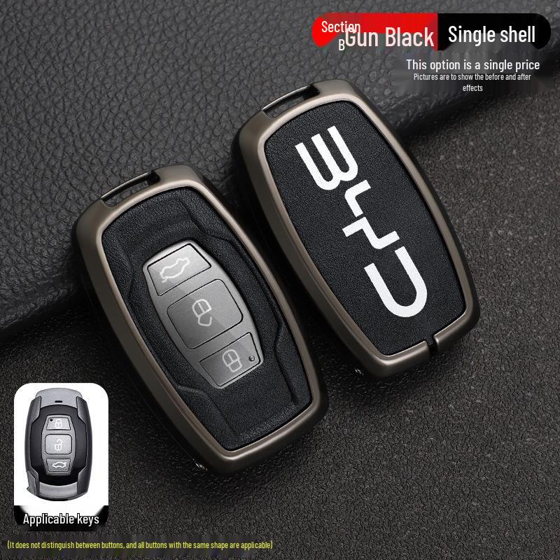 BYD Song, Tang Max, G5 Surui, E5 Sirui, G6 Qin Metal Key Case – Creative Car Shell Buckle (Old Models)