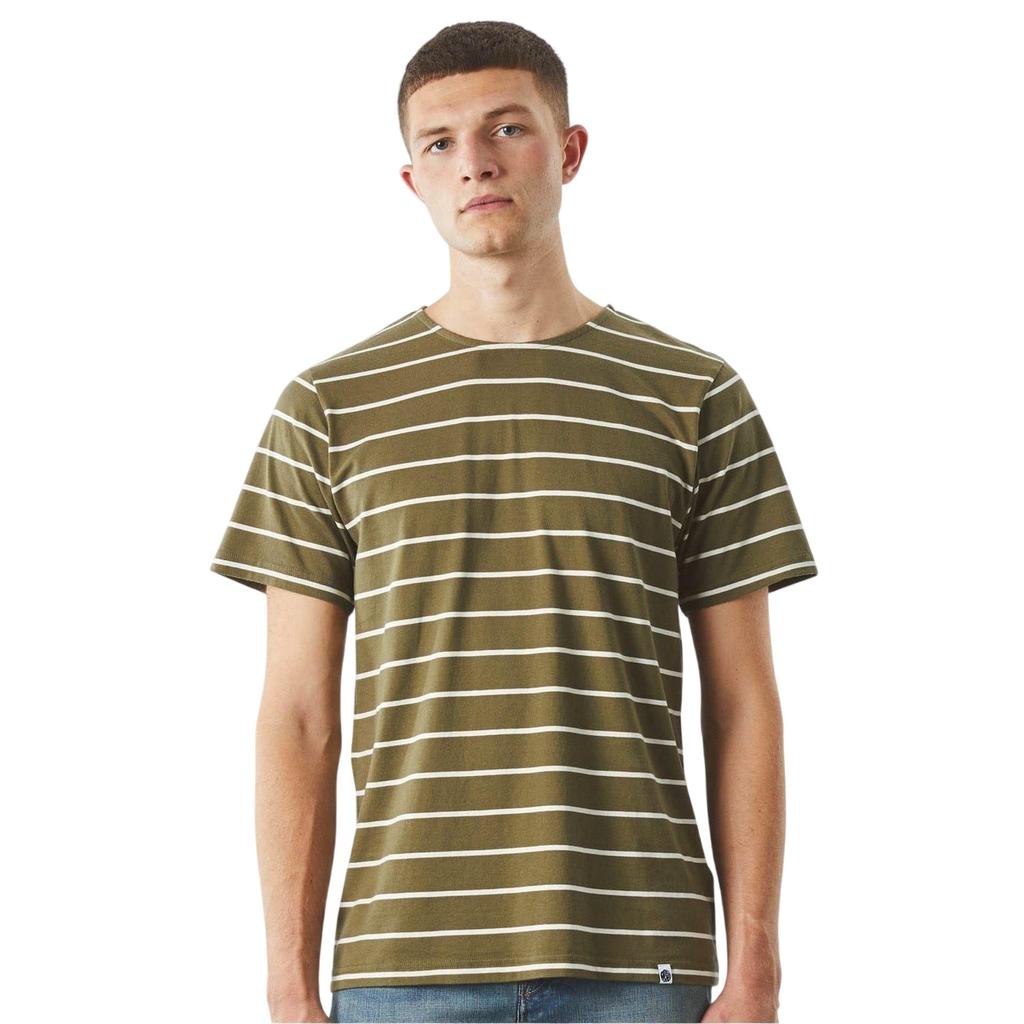 Pretty Green Mens Striped Regular T-Shirt