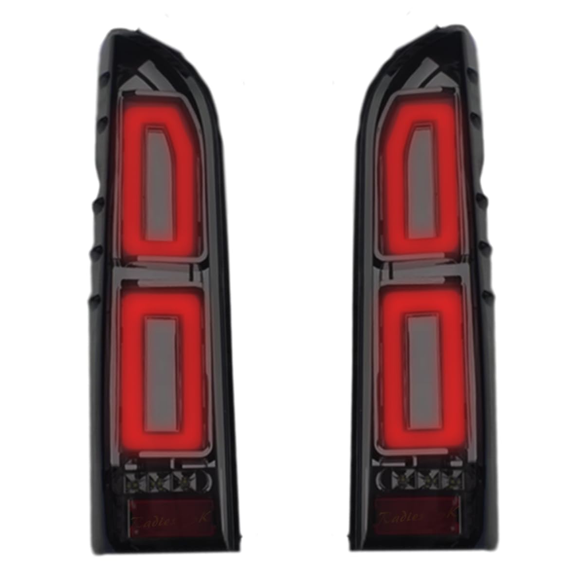 

Hiace RegiusAce 200 series LED tail lamp LED tail light smoked turn signal back lamp square fiber aftermarket 1st type 2nd type 3rd type 4th type 5th