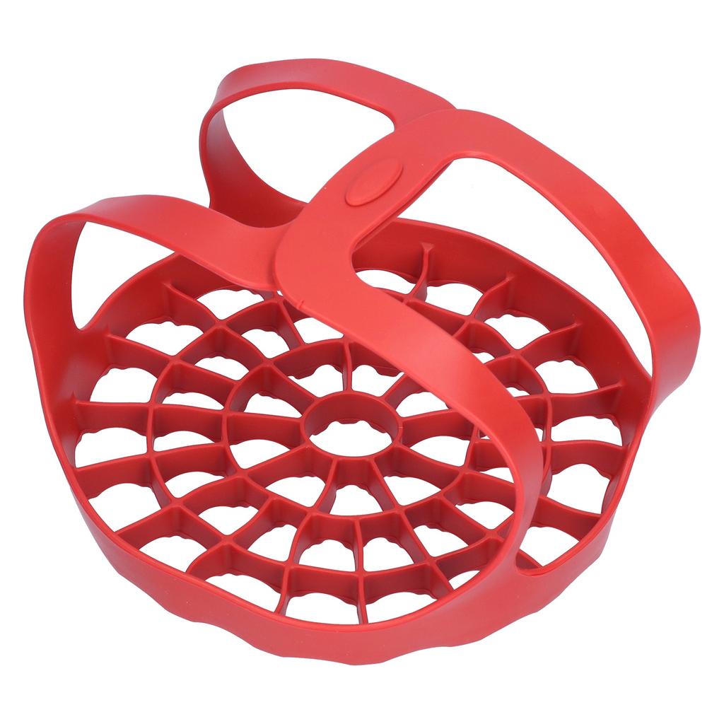 Silicone Steamer Multifunctional Portable Drain Basket Pressure Cooker Bakeware Sling