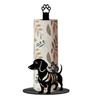 2D Flat Print Christmas Paper Towel Holder Freestanding Snowman Floral Towel Stand  Living Room