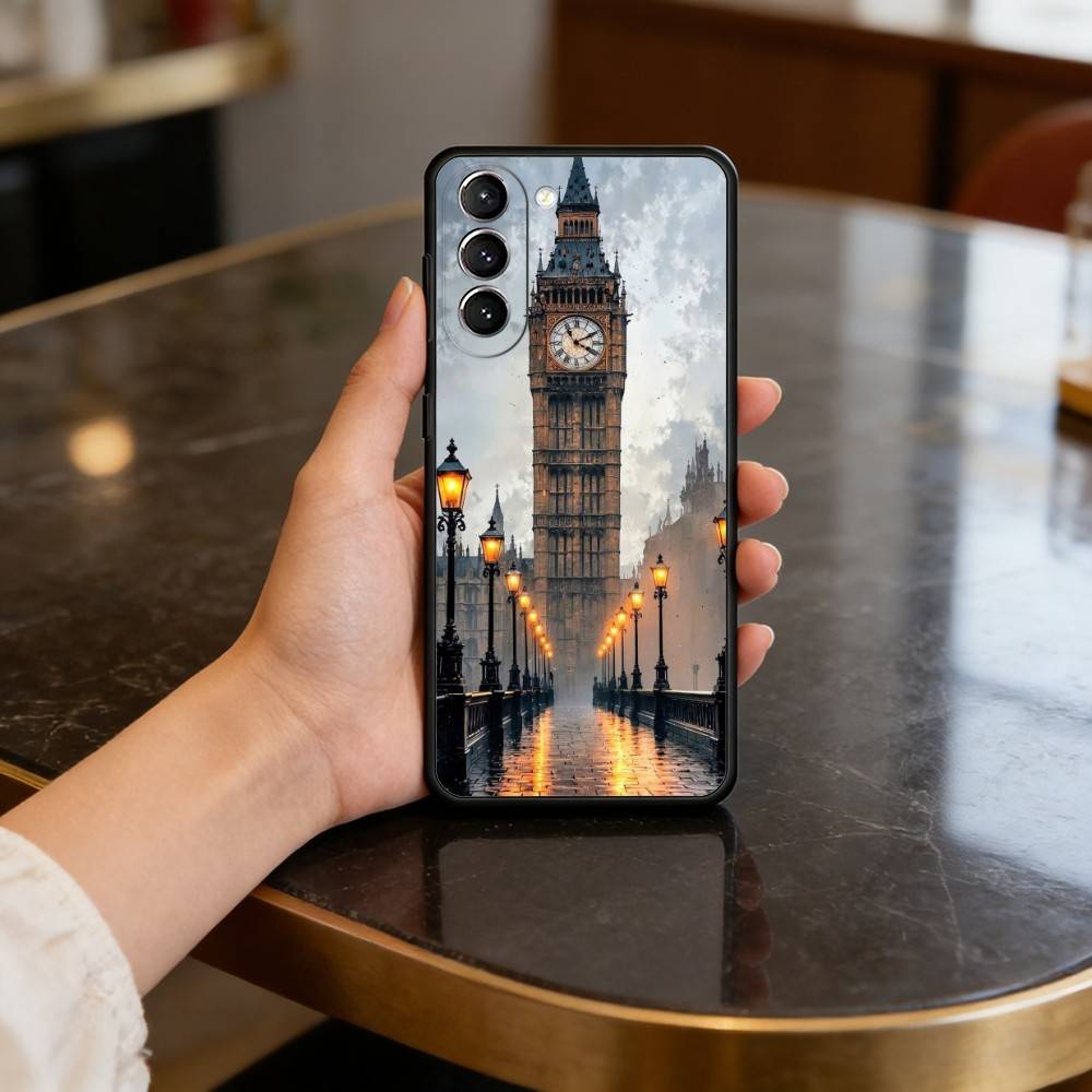 

L-London B-Big B-Ben Case for Samsung Galaxy S21 S25 FE S24 S23 Ultra S20 S9 S22 Plus S10 TPU Cover Samsung S21plus