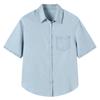 TonLion Women's Lapel Denim Shirt