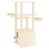 Scratching Post with Sisal Scratching Posts Cream 133 Cm