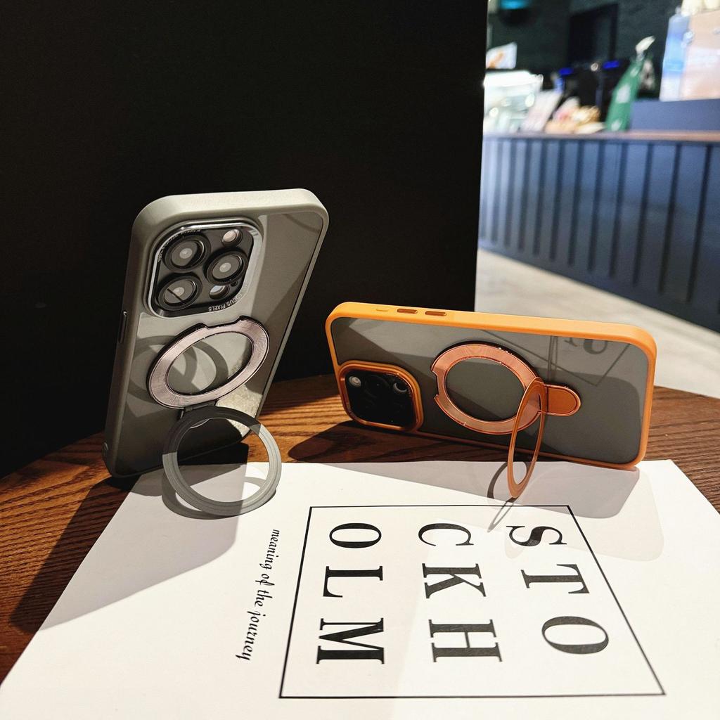 Invisible Stand Phone Case, Suitable for Apple 16pro Max Protective Case, Iphone14 Plus Shell, 15 Simple