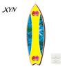 Wooden Surfboard Sign Hawaiian Wall Art, Tropical Beach Decor Sign, Summer Aloha Theme Hanging Plaque Durable for Living Room Kids Room, Coastal Ocean