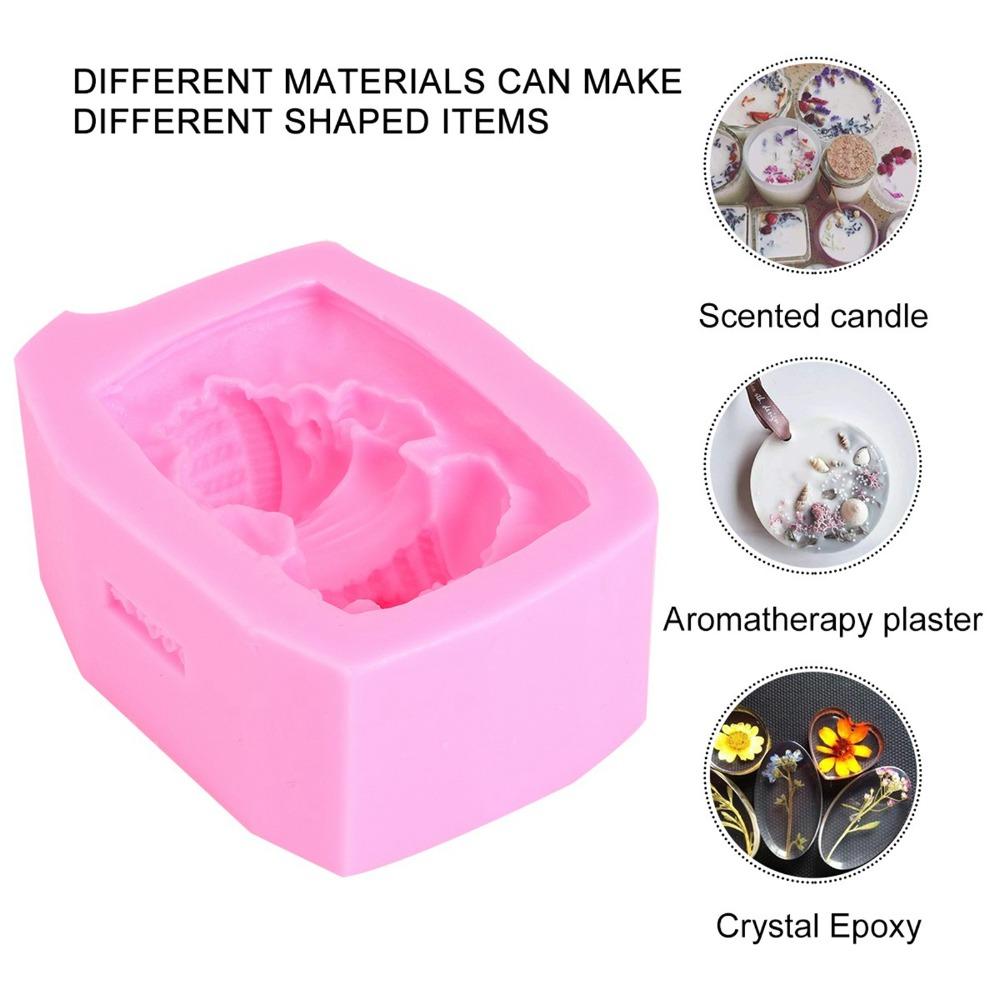 Food Grade Silicone Sleeping Baby Mold Flexible 3D Fondant Mold Baby Shower Mold  Fondant Cake