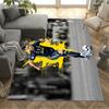 Ronaldo's Juventus Celebration Floor Rug Office Rug Perfect for Dining Room Playrooms Hallway Living Rooms Anti-slip Rug Decorate Offices