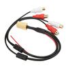 Car Line Out Adapter 4RCA Aux in Adapter Cable Replacement for Blaupunkt VDO CD Player