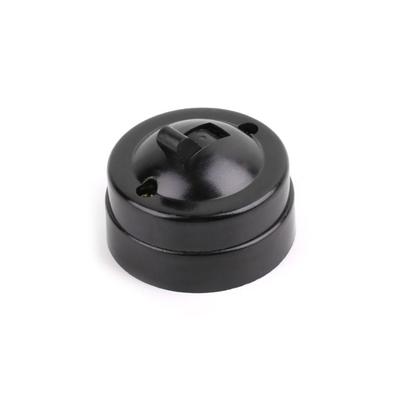 Retro Single-control Switch Old-fashioned Round Surface Mounted Wall Light Button Switch