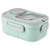 Leakproofs Bento Boxes with Compartment Lunch Container Food Storage Boxes Meal Preparation Lunch Container Easy To Clean