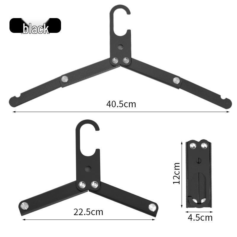 Portable Aluminum Multi-functional Non-slip Folding Travel Hanger