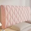 Lux Quilted Bed Headboard Cover: Thick, Soft Padding for Wood Backrest – Universal, All-Season Dust Cover.