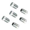 Kits Metric Nuts Cylinder Fittings M12mm X1mm Silver Unions Master 3/16" Pipe Brake Cable Connector Brand New Car Accessories