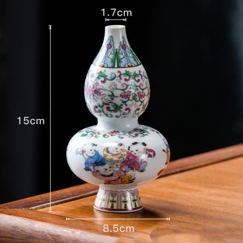 Antique Blue and White Chinese Porcelain Vase - European & American Handicraft for Flower Arrangements
