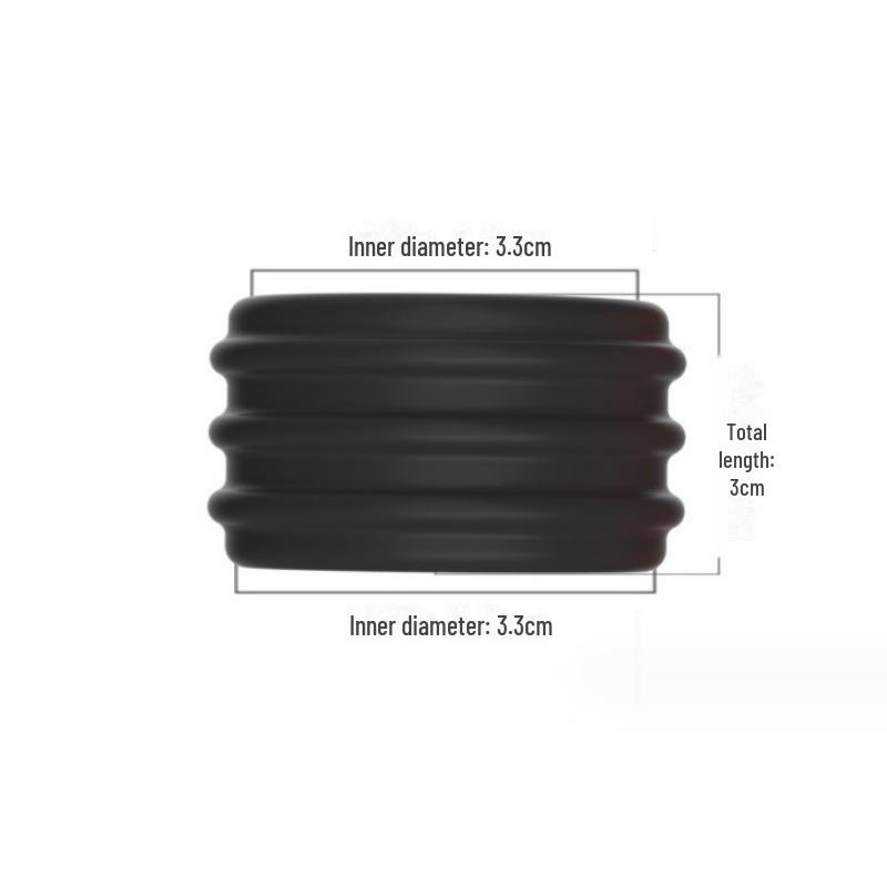 Egg Dual Lock Bondage Ring for Scrotum and Vagina with Delay Function and Penis Sleeve