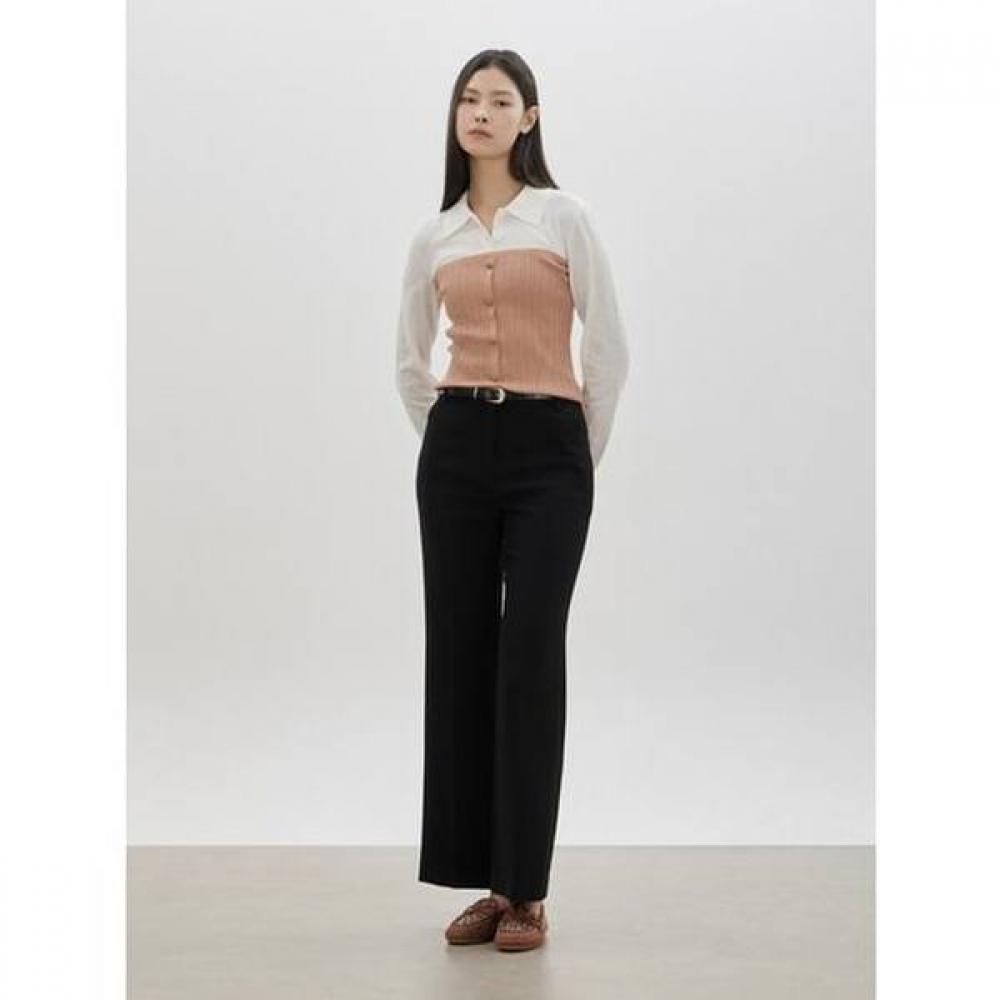 Cc Collect Basic Semi Bootcut Pants  C261msa005 