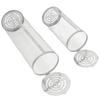 2PCS BBQ Net Tube Stainless Steel Barbecue Grill Basket Rolling Barbecue Cage for Vegetable Seafood