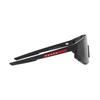 Prada Logo Plastic Irregular Frame Sunglasses Men sunglasses Black PS04WSDG006F