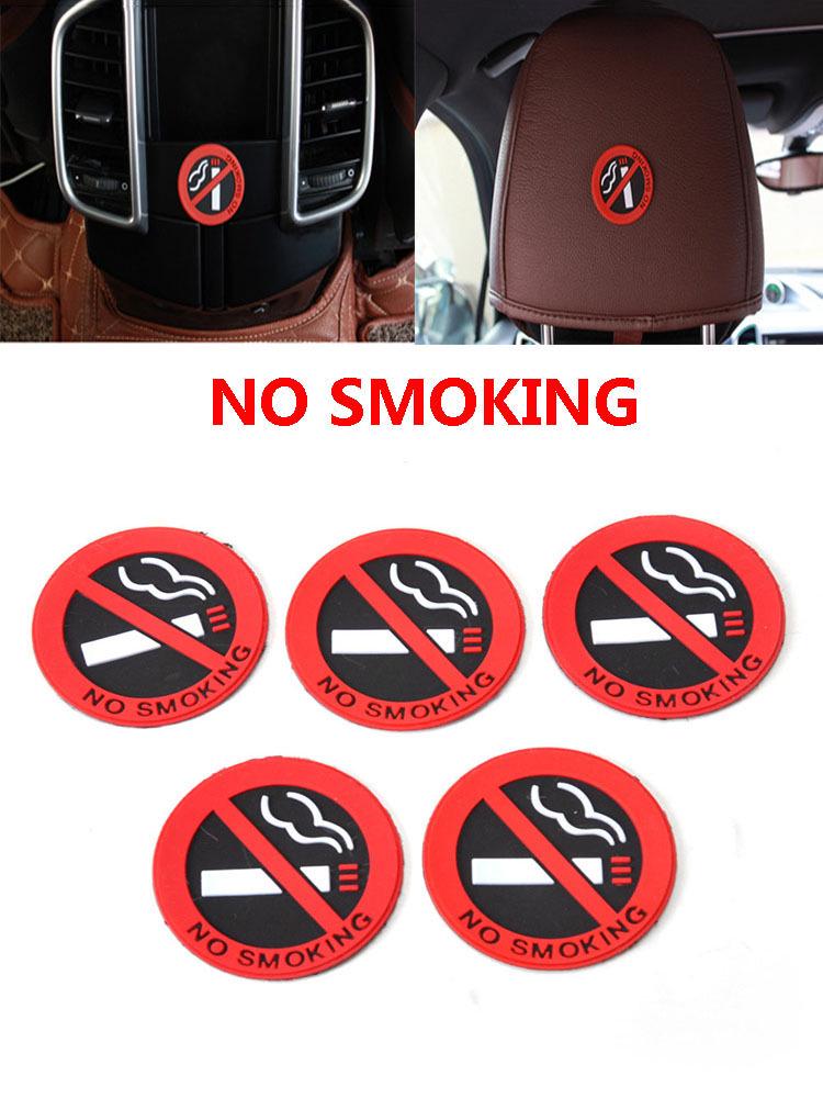 Nichtrauchen Auto Innenraum Erinnerungsaufkleber - Streng Verboten Schild