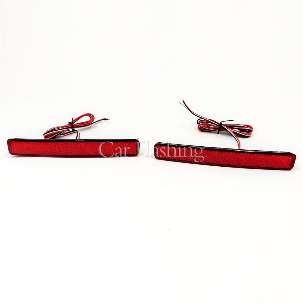 2pcs LED Rear Bumper Reflector Light For Volkswagen VW T5 Transporter Caravelle Multivan 2003-2011 Tail Brake Stop Signal Lamp