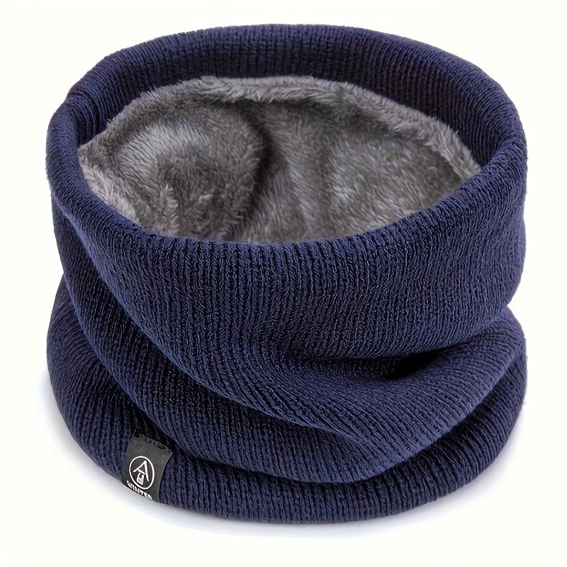 New Winter Thickened Premium Plush Scarf - Comfortable Solid Color Design, Unisex, Suitable for Outdoor Activities