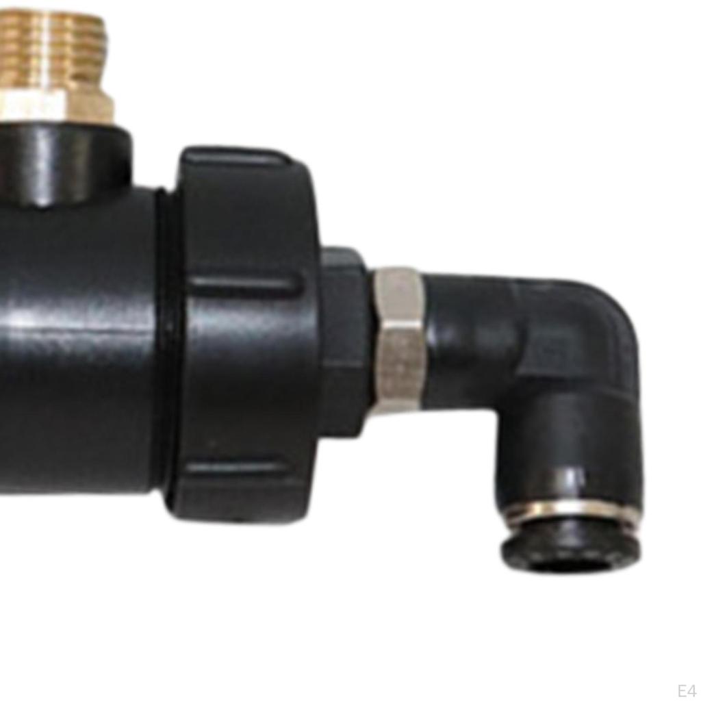 Schnellentlüftungsventil Schwarz Einfache Installation Pneumatische Luftstromregelung