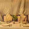 4PC 60CM Birch Tree Lights with Adjustable Branches, Battery Powered LED Tree Lamp for Christmas, Party, Bedroom & Outdoor Decor